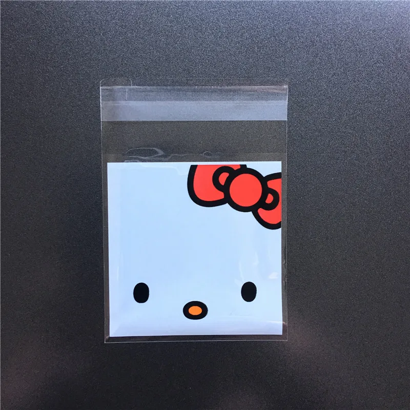 3 sizes to choose 100pcs Cute Cat Design Cookie Bags Wedding Candy Party Supplies Packaging | Дом и сад