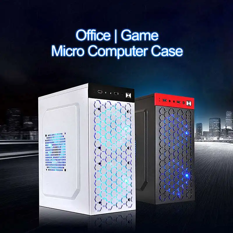 Мини-Чехол MicroATX ITX для компьютера соты настольный игровой компьютер башни