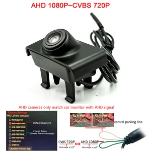 180deg рыбий глаз 1080P  720P AHD автомобильная парковочная камера для 2010 2013 Hyundai IX35 Santa Fe IX45 SantaFe положительная Камера Переднего Вида