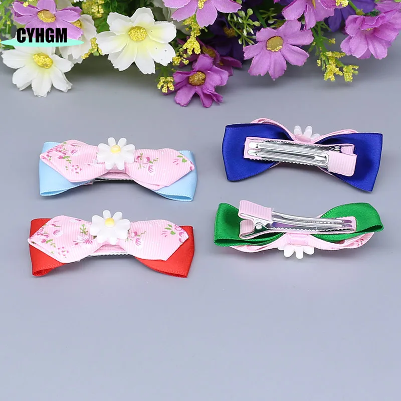 Ленты заколки для волос женщин Оптовая Продажа Милая заколка из шелка девочек