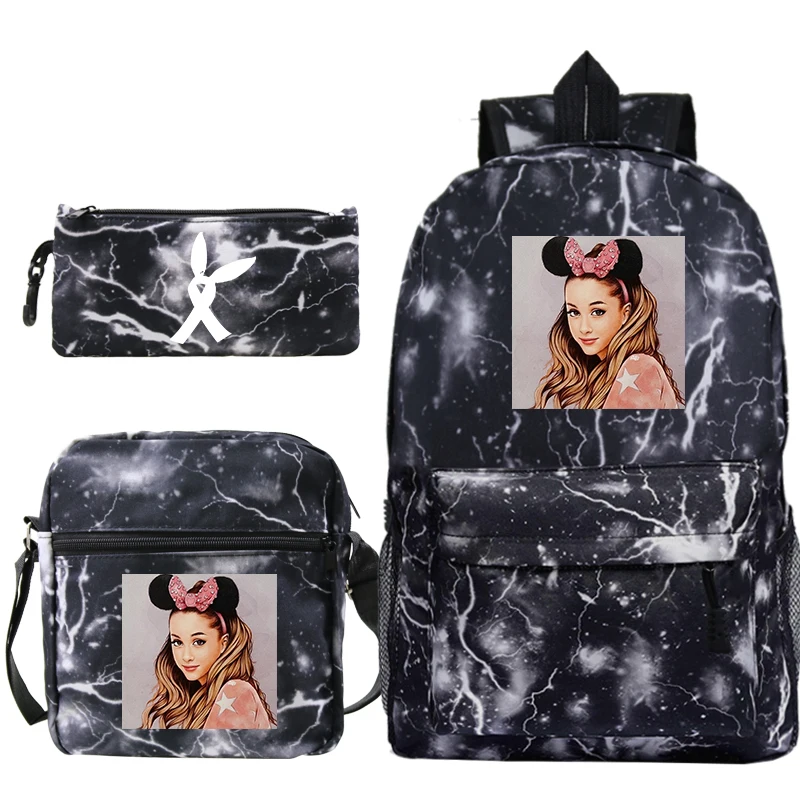 Новая сумка Mochila Ariana Grande, рюкзак с принтом, школьная сумка для мальчиков и девочек, дорожная сумка, рюкзак для ноутбука-подростка, пеналы для ручек - Цвет: bagpack 14