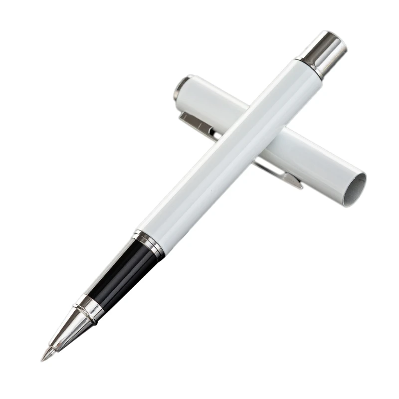 

Металлическая гелевая ручка в стиле ретро, многоразовая черная ручка с чернилами, подарок на день рождения для взрослых, для бизнеса