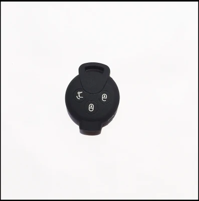 black Чехол для ключей smart 451, прямой чехол для ключей Siliconse keycase для smart 451 fortwo - Название цвета: black