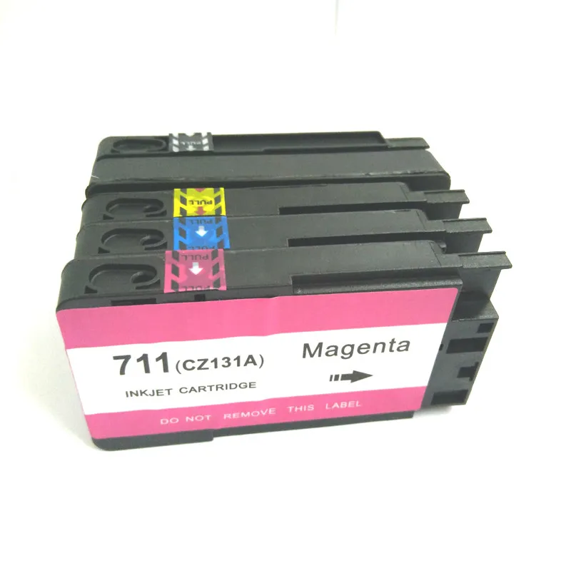 Einkshop совместим с принтерами HP 711 XL CZ133A CZ130A CZ131A CZ132A чернильные картриджи для DesignJet T