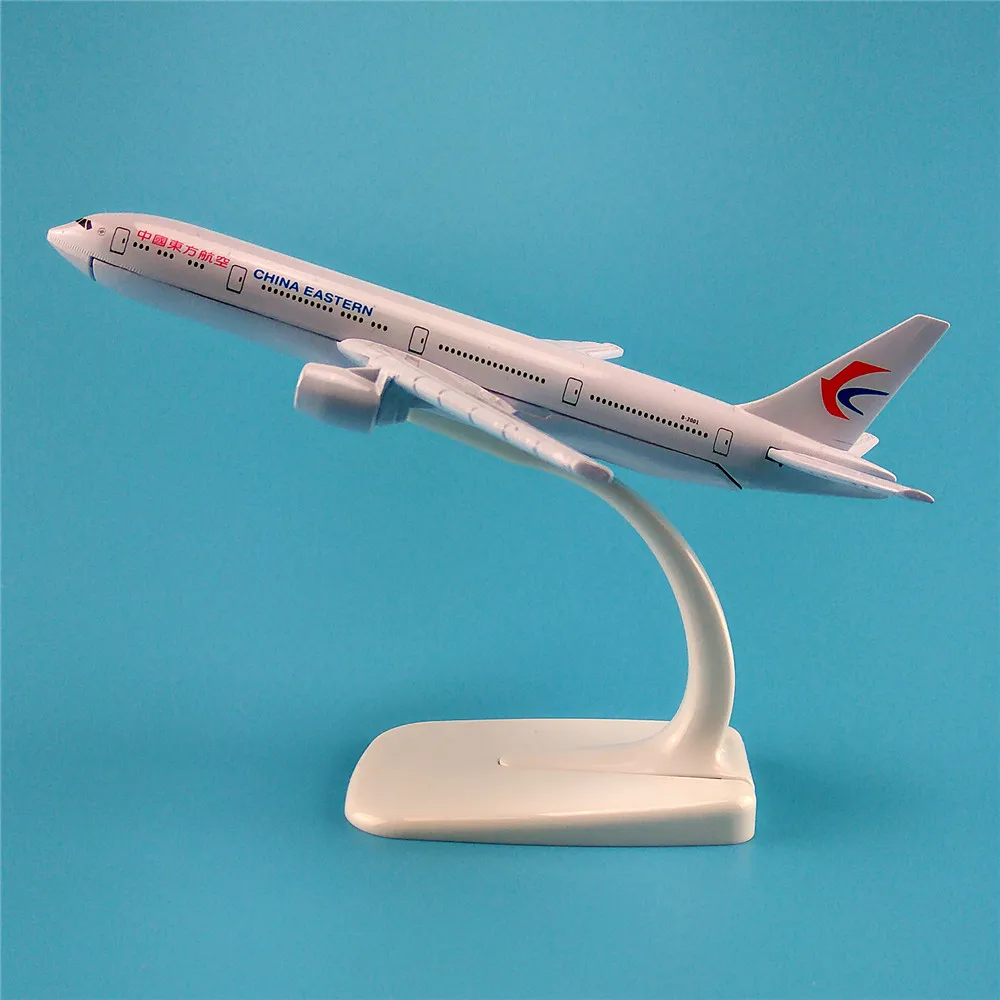 Модель воздушного самолета из сплава 16 см China Eastern Airlines B777 Aircraft Boeing 777 Airways Airplane Model w