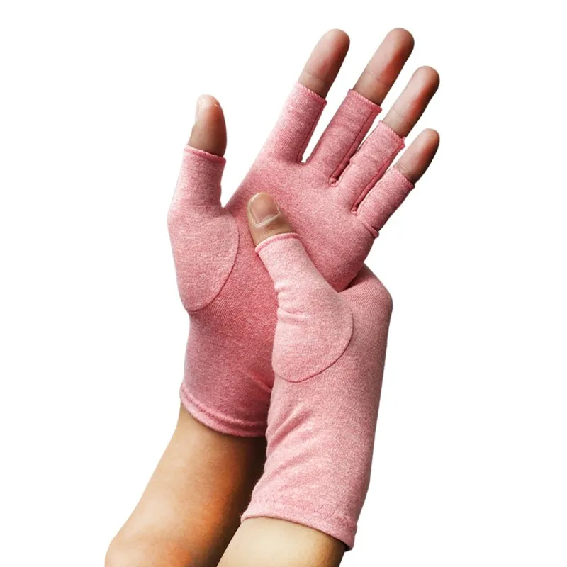 

Arthritis Compression Gloves Relieve Arthritis Symptoms Half Finger Lightweight Breathable Thermal (Arthritis) Wrist support
