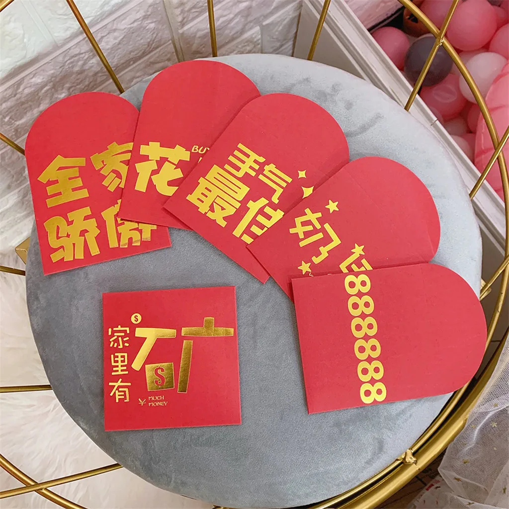1 шт. 2020 креативный китайский новый год красный конверт традиционный весенний