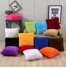 1 шт. 43*43 см, Классическая мягкая короткая бархатная Подушка, Наволочка на сиденье автомобиля на диван-кровать для дома, декоративная наволочка 40062