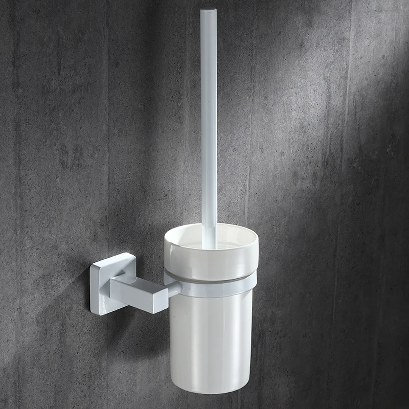 Держатель для туалетной щетки LO7311116 из нержавеющей стали белый в скандинавском