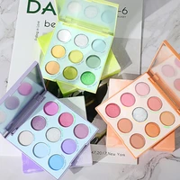 ins hot 9 color shimmer makeup matte eyeshadow pallete colorful mint palette nude eye shadow powder contour party cosmetic