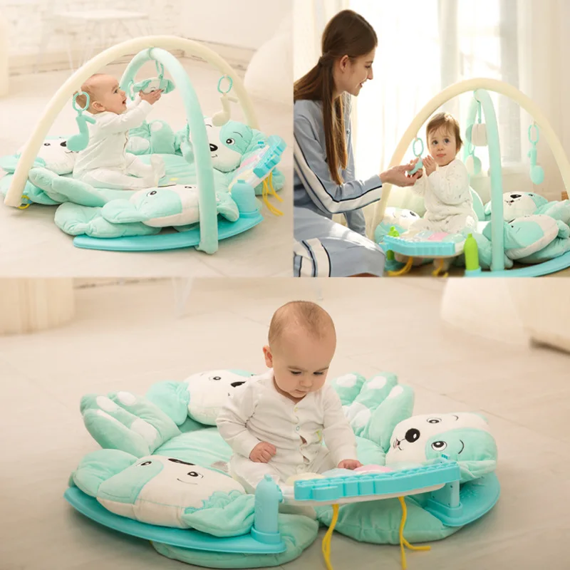 Детский игровой коврик развивающий головоломка с фортепианной клавиатурой