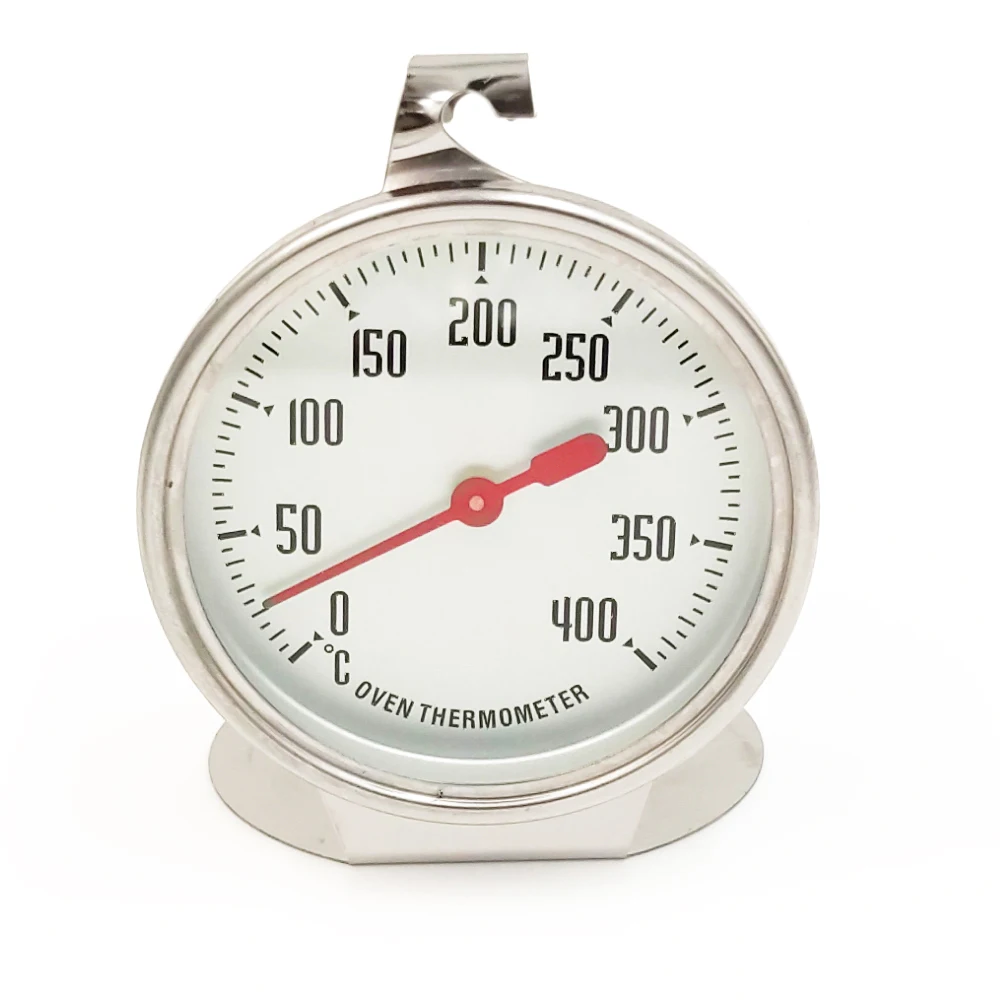 

0-400 Degree Dial Oven Thermometer Stainless Steel Kitchen Barbecue BBQ Smoker Grill Temperature Meter Celsius Thermometers