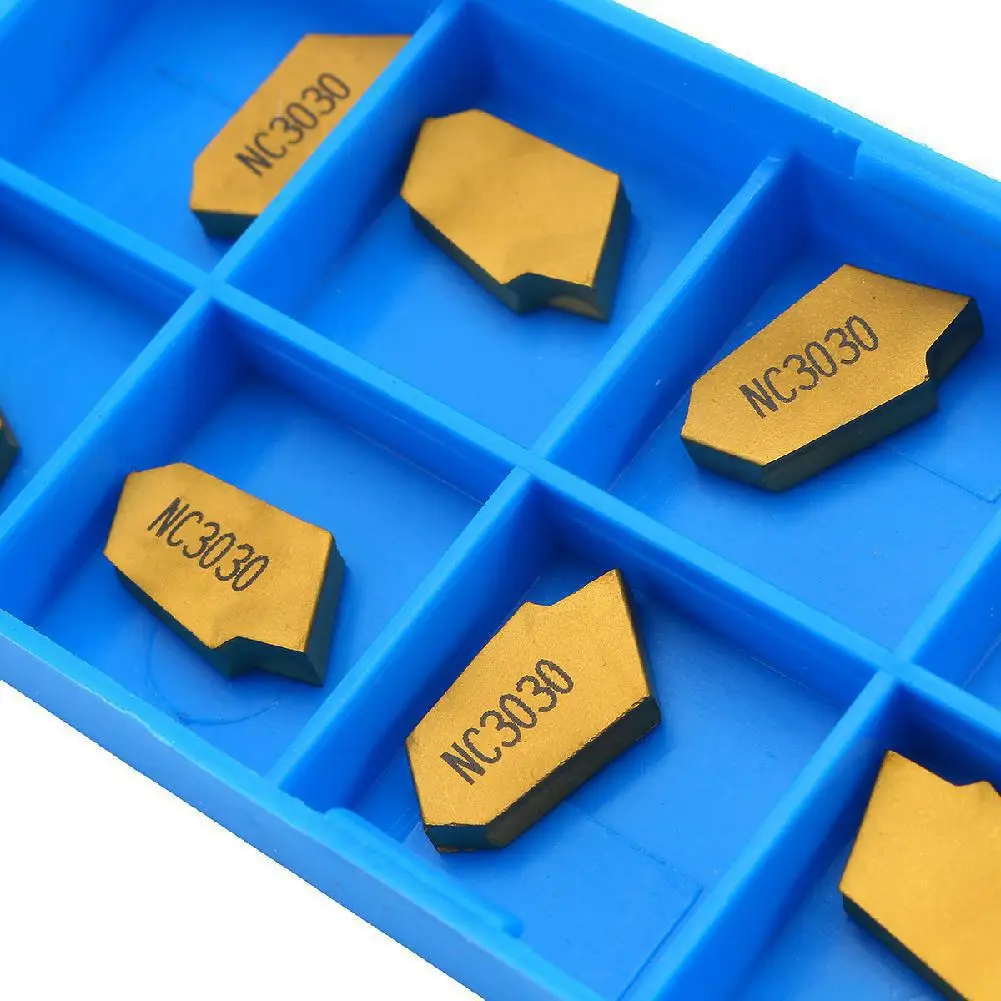 10 шт. 3 мм GTN3 CNC разделительные наконечники карбидные вставки NC3030 режущий токарный