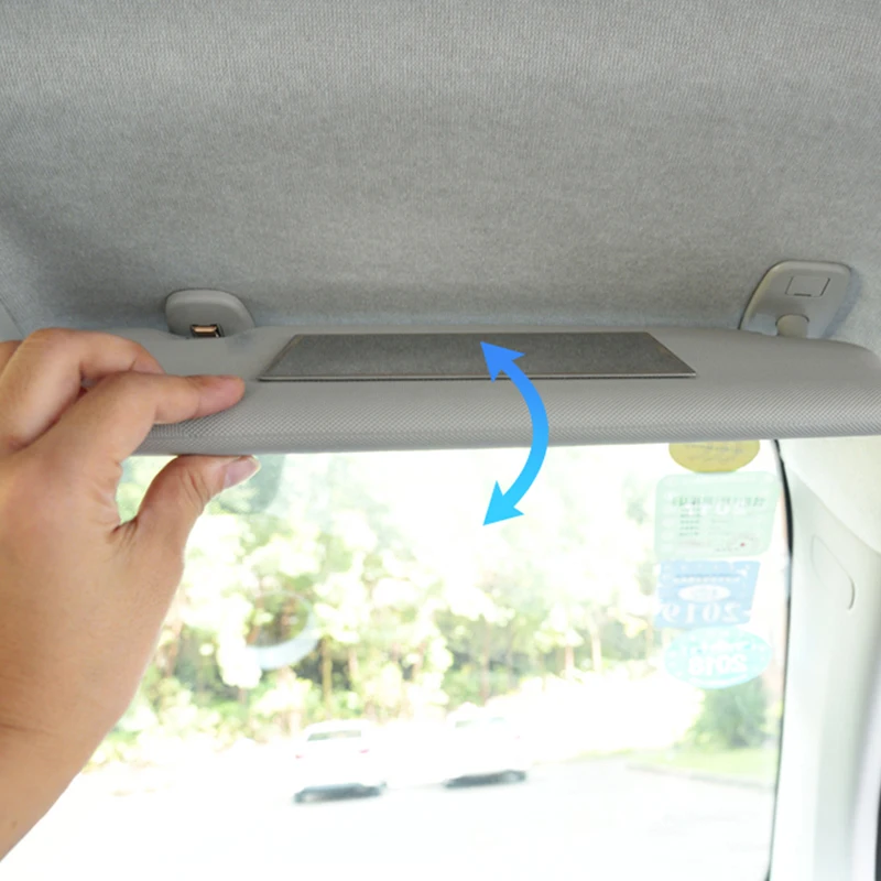 Автомобильный солнцезащитный козырек зеркало HD для макияжа интерьерный декор