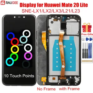 lcd display for huawei mate 20 lite original lcd with frame 10 touch screen replacement for mate 20 mate20 lite sne lx1 lx2 lx3 free global shipping