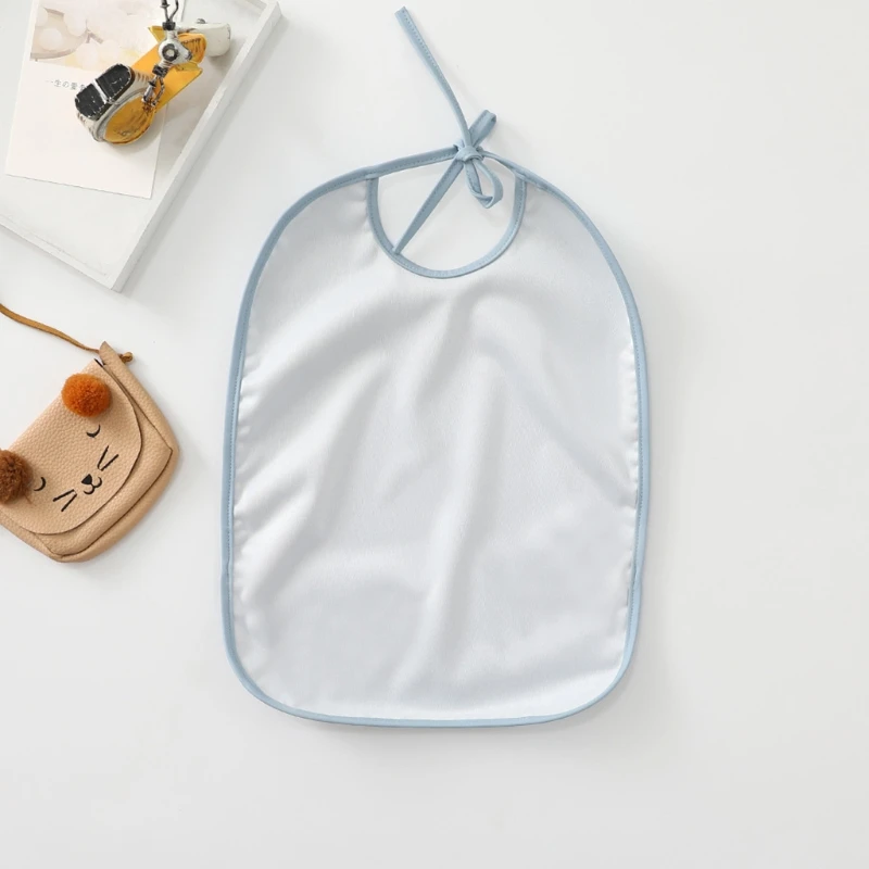 

Однотонный водонепроницаемый нагрудник с карманом, фартук для кормления младенцев, для новорожденных, Дымчатая ткань для мальчиков и девоч...