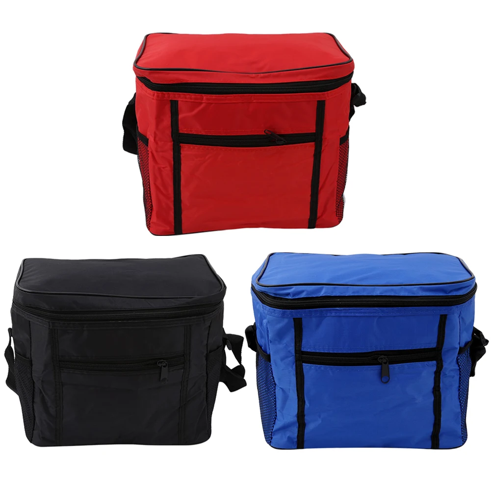 

Oxford Cloth Outdoor Picnic Basket Picnic Bag Outdoor Travel Foldable Picnic Bag Lunch Box Bag Fresh-Keeping Refrigerated Food