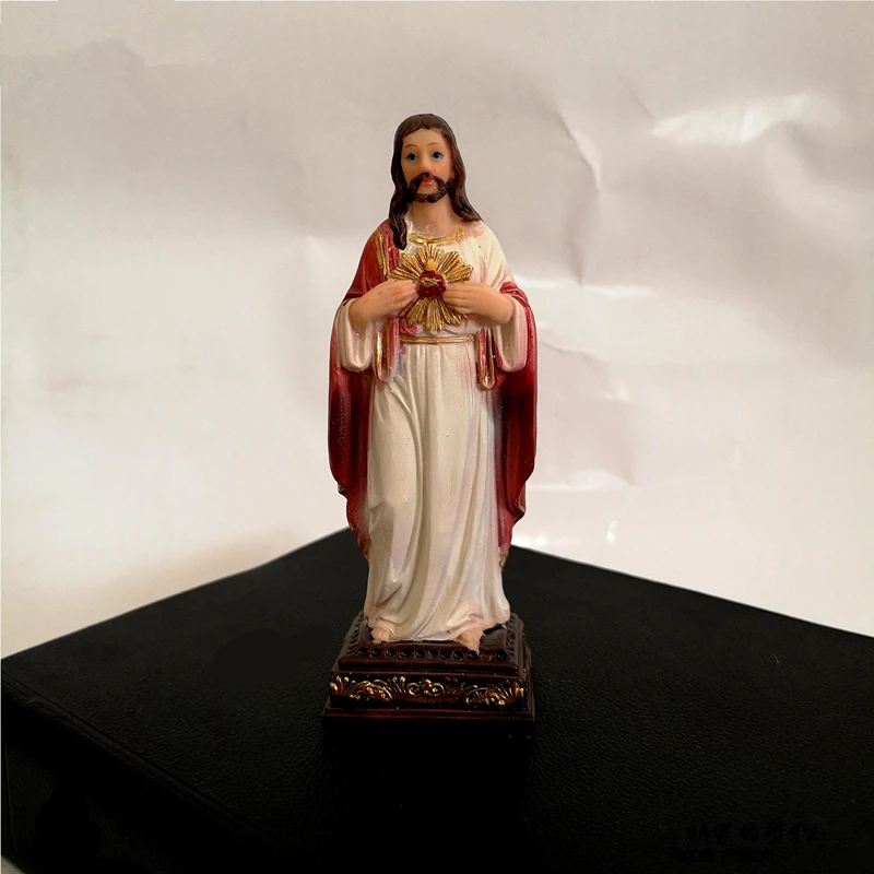 Полимерная скульптура статуэтка Спасителя статуя Иисуса фигурка Священного