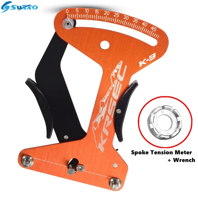 KRSEC Bicycle Tool Spoke Tensiometer Bike Indicator Attrezi Meter Tensiometer For MTB Road Bike Wheel Spokes Checker Indicator