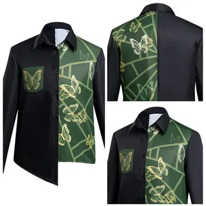 Anime JoJo‘s Bizarre Adventure Stone Ocean Jolyne Cujoh Cosplay Long Sleeve Shirt Costume Halloween Carnival Suit