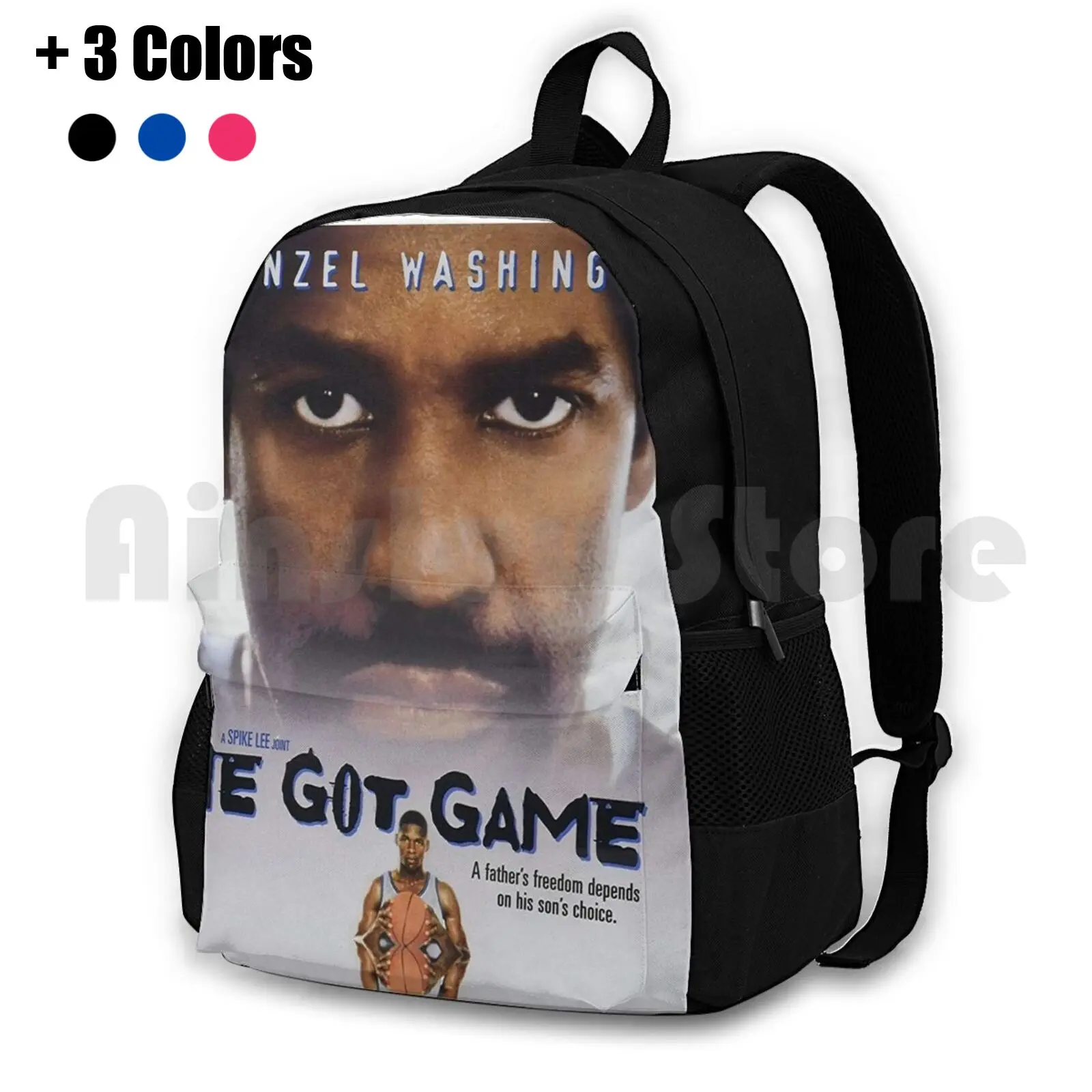 

Film Cult-Hgg Outdoor Hiking Backpack Waterproof Camping Travel He Got Game Hgg Cult Movie Spike Lee Denzel Washington Film