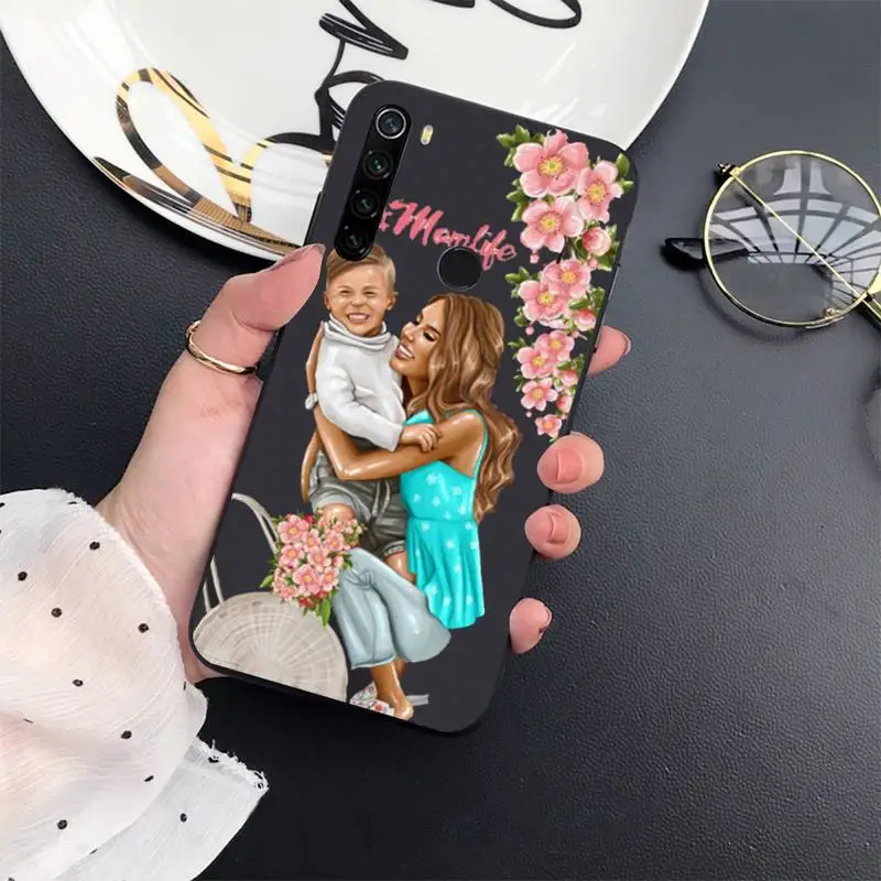 

Baby Mom Phone Case For Xiaomi Redmi Note 4 X 5 6 7 8 pro 6A
