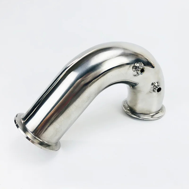 Коленчатый фитинг для труб 2 дюйма (51 мм) внешний диаметр 64 мм 135 градусов с