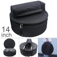 14 inch portable snare drum bag add cotton drum sticks stand percussion instrument waterproof oxford backpack