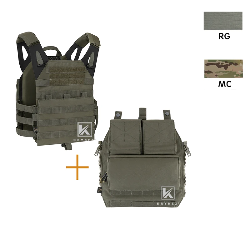 Details about   KRYDEX JPC 2.0 Jump Plate Carrier Vest & Zip-on Panel Backpack Bag & MOLLE Panel 