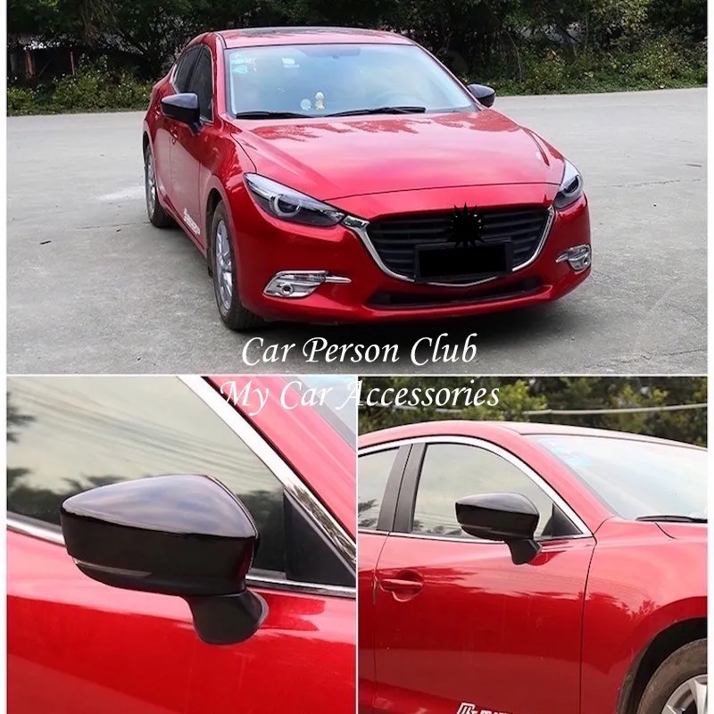 2 шт. накладки на боковое зеркало Mazda 3 Axela 2017 2019|Хромирование| |