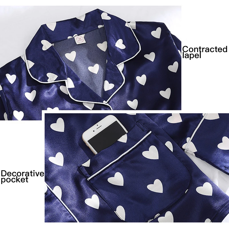 Пижама Женская шелковые пижамы для женщин 7 шт. женские зимние сексуальная теплая