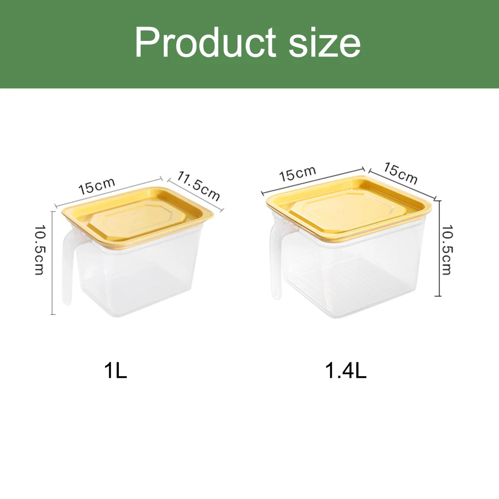 

Kitchen storage boxes, fruit food preservation boxes, kitchen transparent plastic storage boxes, kitchen storage supplies.