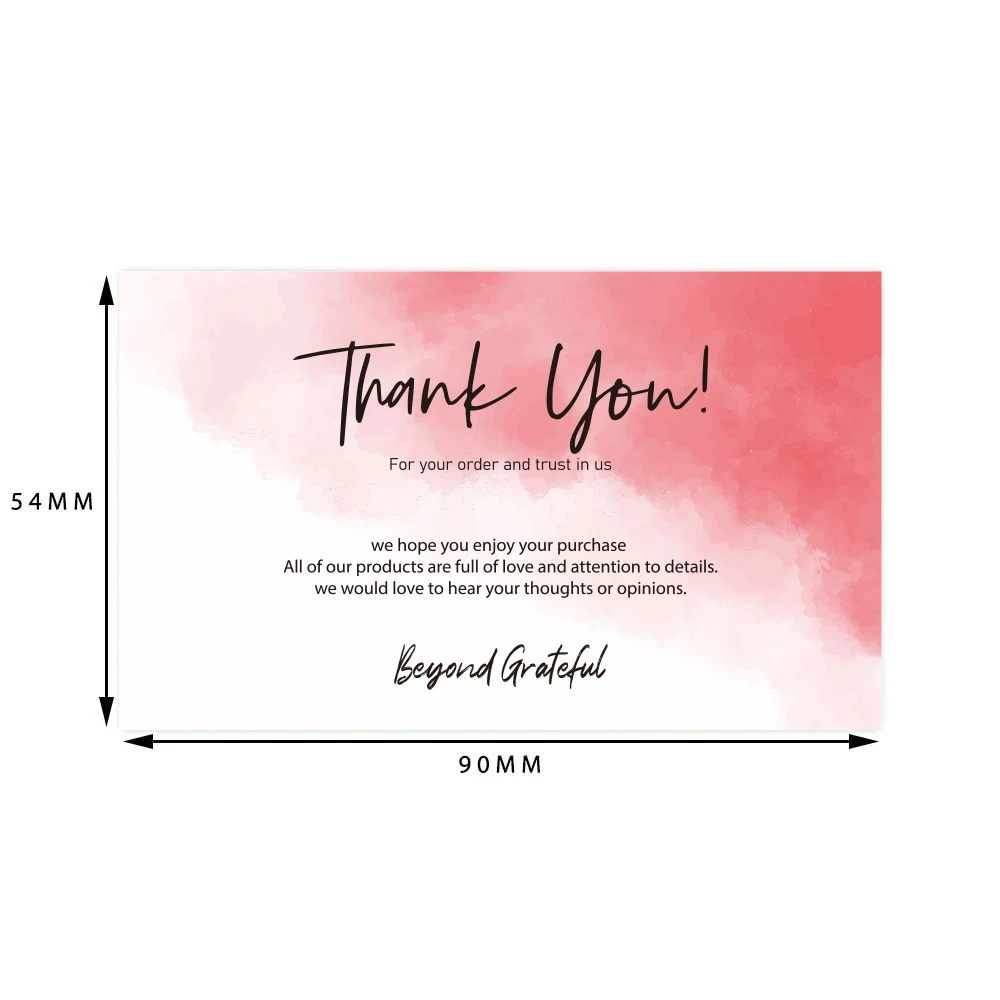 30PCS &quotThank You For Your Order" Cards Beyond Grateful Labels Small Businesses Inserts Gorgeous Appreciate Package Gifts | Дом и сад