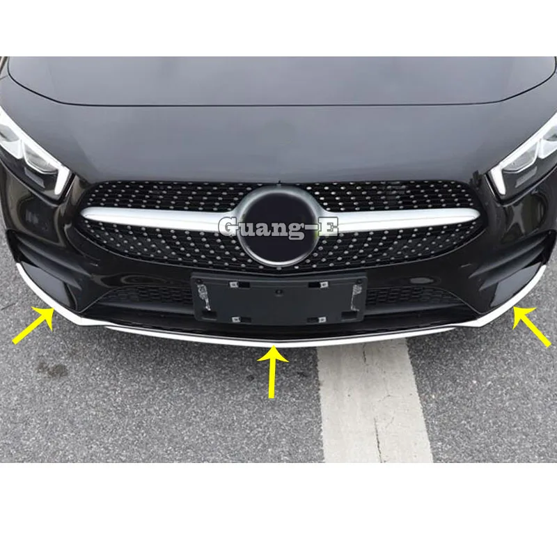 Для Mercedes Benz A Class W177 A180 A200 A250 2019 2020 Защита Крышки Автомобиля планки Передняя Нижняя