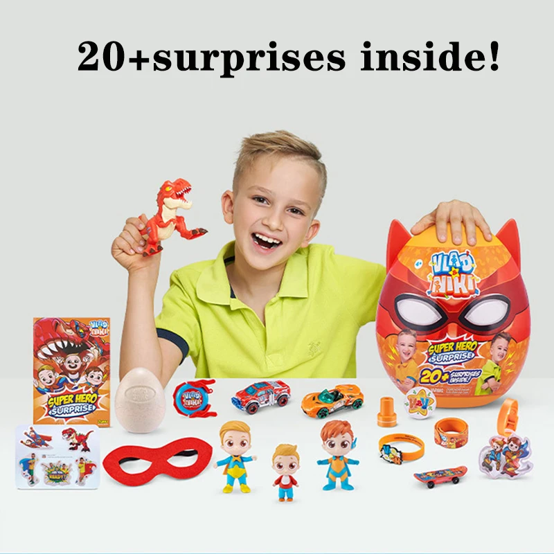Zuru 11701 Siêu Anh Hùng Bất Ngờ Trứng Chất Nhờn Vlad Và Niki Đồ Chơi Khủng Long Mẫu 20 + Tặng Bất Ngờ Bộ Cho Bé Trai Trẻ Em đồ Chơi Bộ Anime Robot