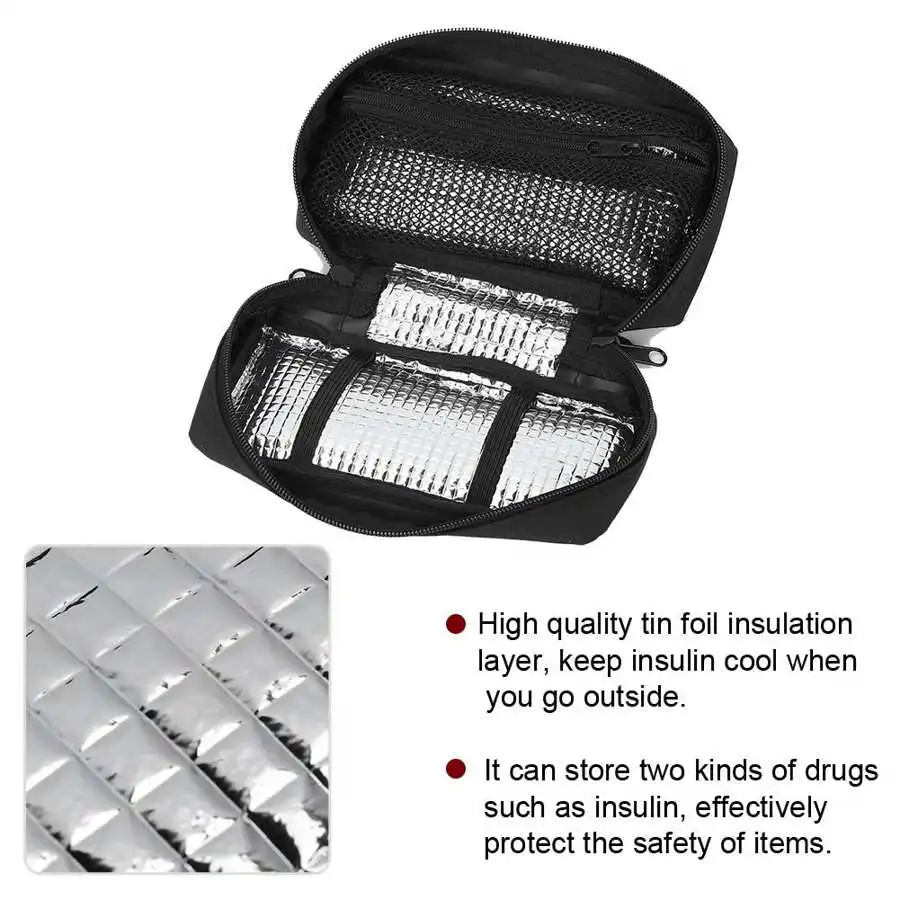 Портативная сумка холодильник диабетический инсулиновый защитный Органайзер
