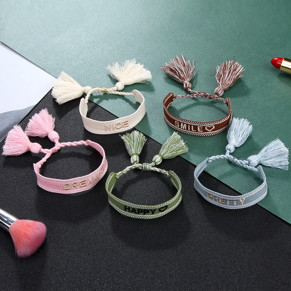 Браслет с кисточками в стиле бохо для мужчин и женщин регулируемый ножной