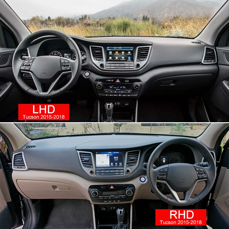 Для hyundai Tucson приборной панели автомобиля Избегайте светильник Pad инструмент крышка платформы стол коврики ковры аксессуары