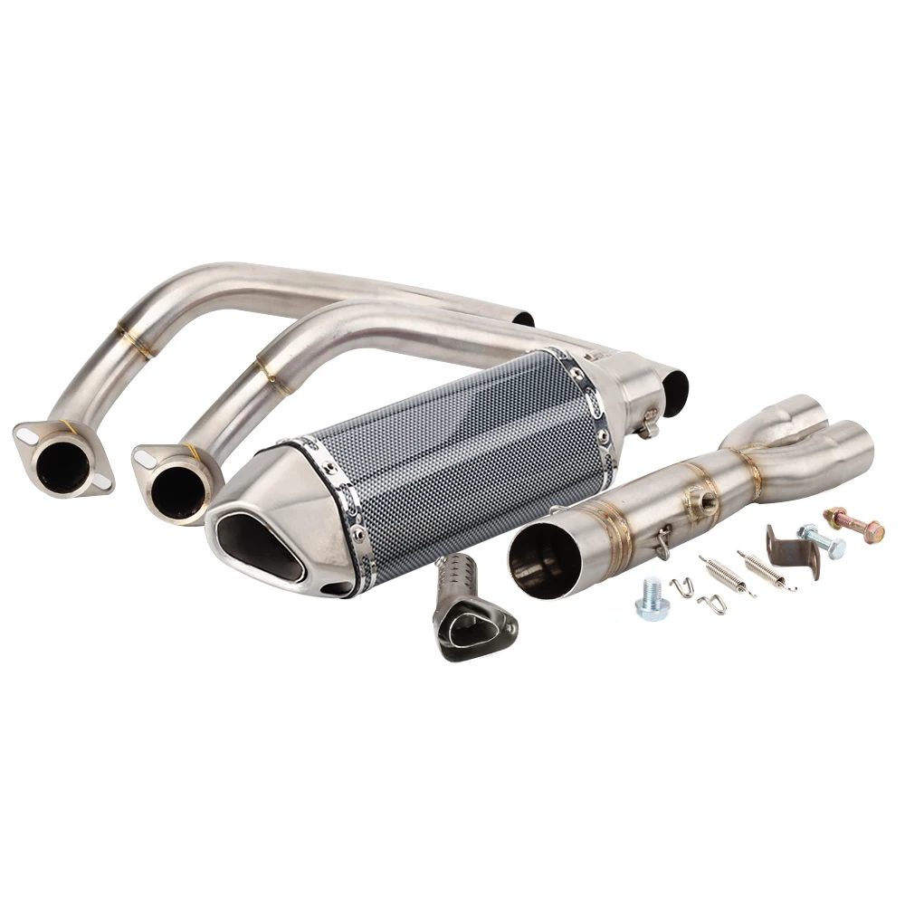 G Для Yamaha MT 07 MT07 до XSR700 TRACER 700 16-19 MT 07 Escape Slip-on мотоцикл Akrapovic выхлопная и Соединительная труба - Цвет: G