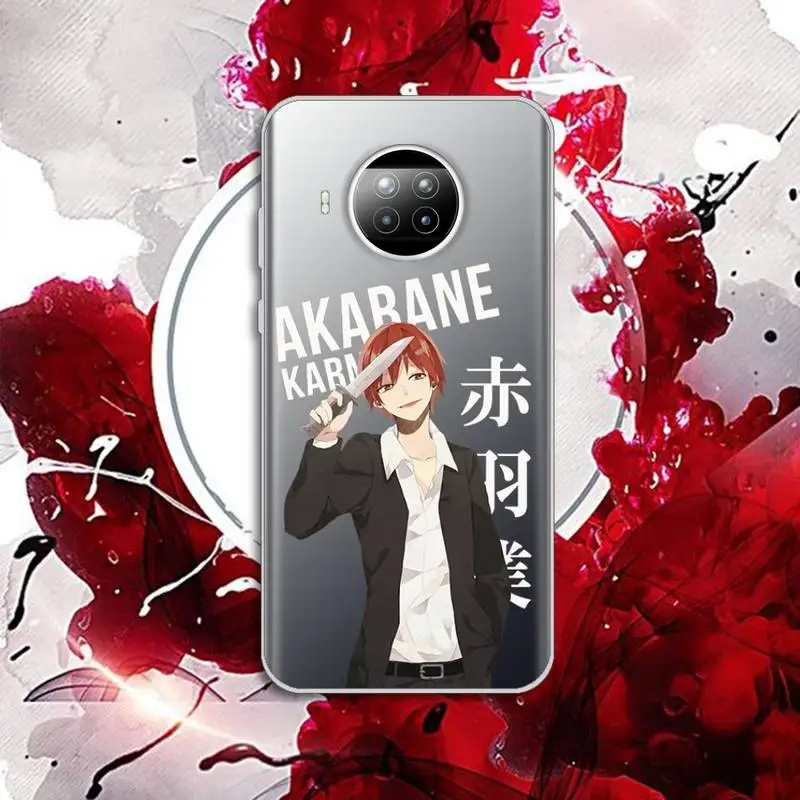 

Japan Anime Assassination Classroom Phone Case Transparent for Xiaomi Redmi note 10 t 8 9 pro lite 11