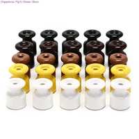 5pcslot for wall wiring high frequency 5 colors electric porcelain ceramic insulator hot sale