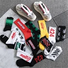 Мужские модные хлопковые хип-хоп спортивные уличные модные забавные носки для скейта длинные баскетбольные Носки