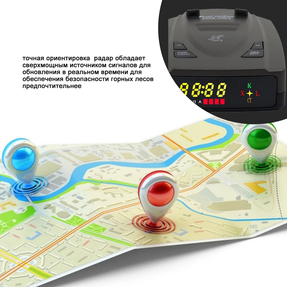 Кaradar 2 в 1 анти радар детектор c gps городского шоссе Автоматический режим X K CT