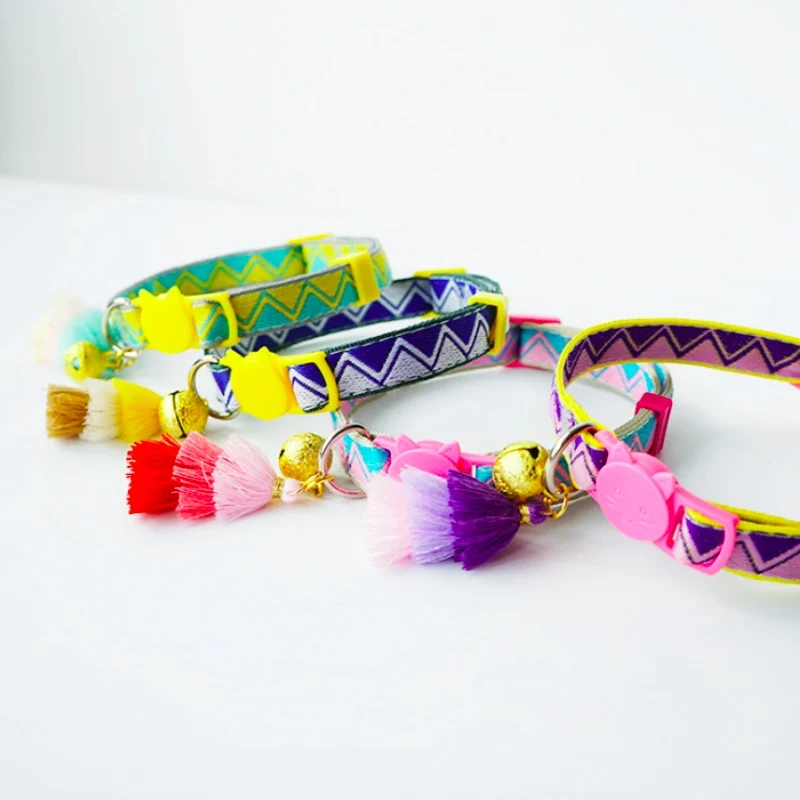 Очаровательный ошейник для кошек и собак эластичный регулируемый мягкий