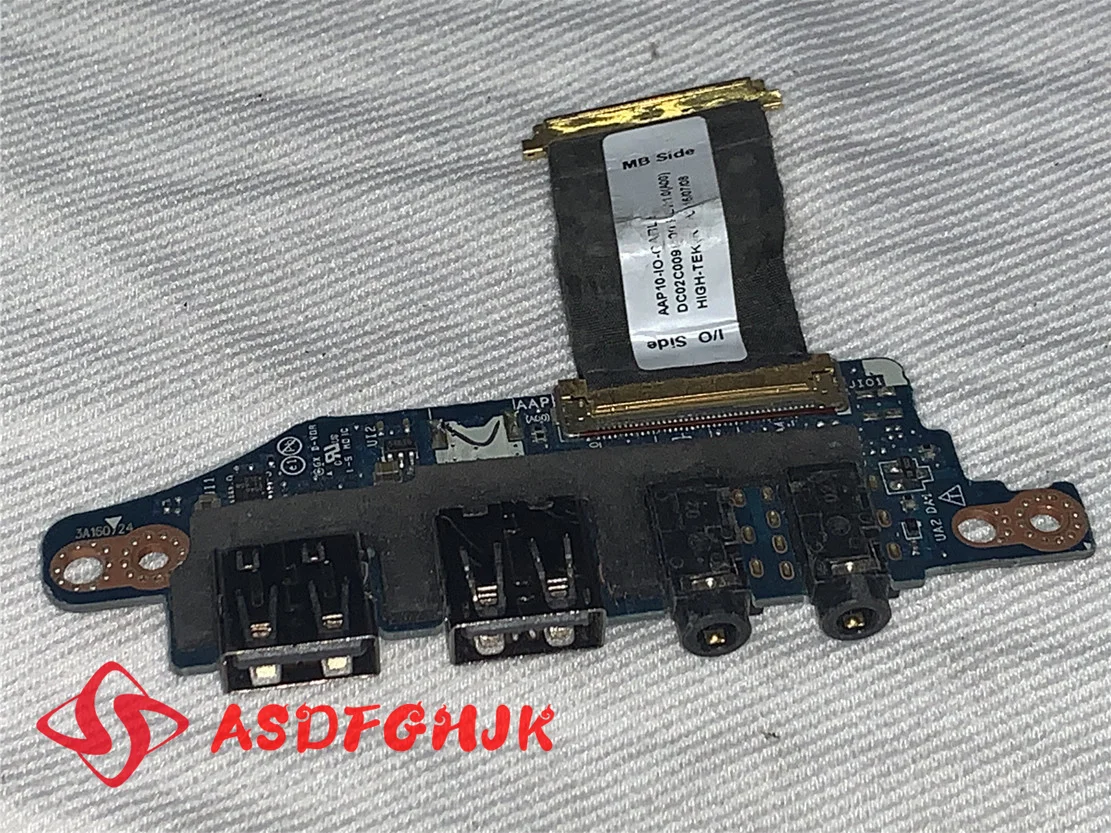 

Genuine FOR DELL AW15R2 USB Audio Port Board LS-B758P 7TYV8 TESED OK