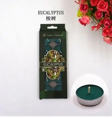 10 шт./компл. Романтический ароматерапия Декоративные Свечи tealight непригорающий бездымный противень масло свечи для дома вечерние свадебные украшения - Цвет: F
