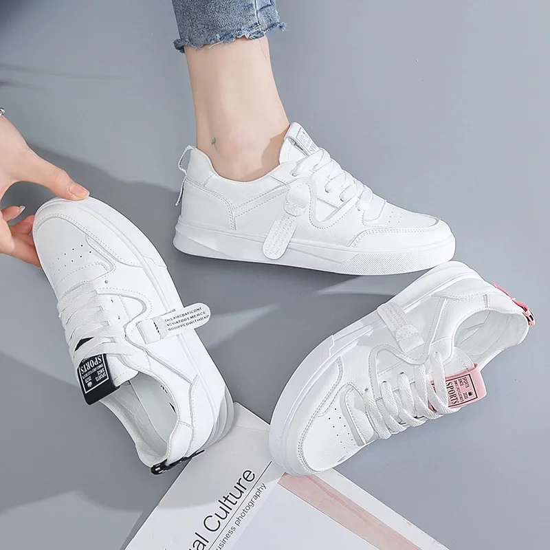 

Velcro Small White Shoes Women 2020 New Wild Spring 2021 Korean Student Couple Small White Shoes Flat Casual Shoes