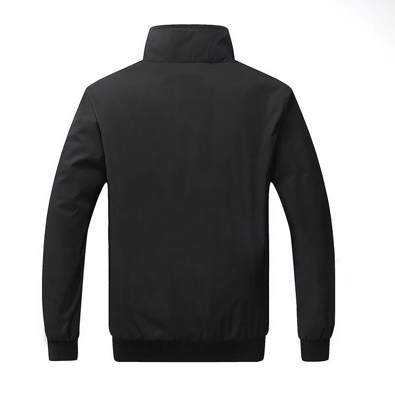 Мужская повседневная куртка с вышивкой TIEPUS 5XL 6XL весенне-осенняя спортивная