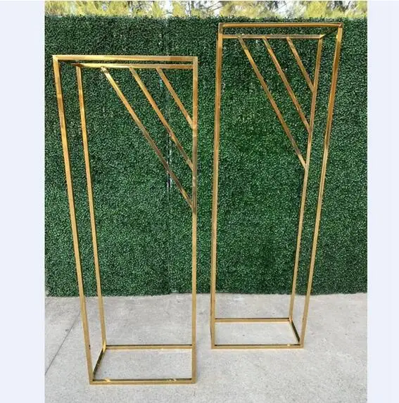 

Wedding Gold Metal Flower Stand Backdrop