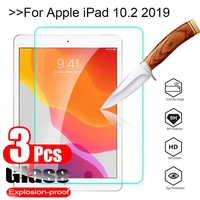 3pcs tempered glass screen protector for ipad 10 2 2019 2020 7th 8th generation 10 2protective screen film glass for ipad 8 7